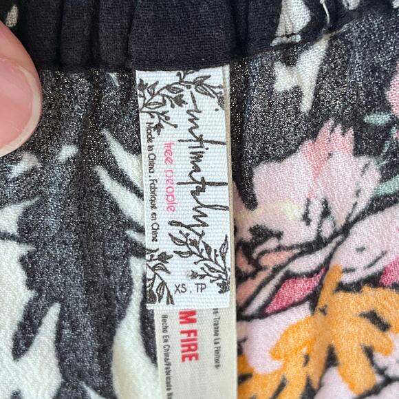 Free People Intimately Women's Late Night Printed Sleep Pants Black Size XS - Picture 8 of 9